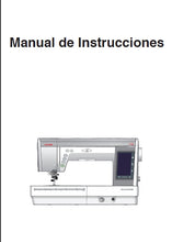 Load image into Gallery viewer, JANOME MEMORY CRAFT 9450QCP 9400QCP MANUAL DE INSTRUCCIONES ESPANOL MAQUINA DE COSER