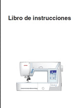 Load image into Gallery viewer, JANOME SKYLINE S3 LIBRO DE INSTRUCCIONES ESPANOL MAQUINA DE COSER