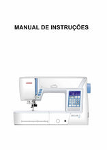Load image into Gallery viewer, JANOME SKYLINE S5 MANUAL DE INSTRUCOES PORTUGUESE BR MAQUINA DE COSTURA