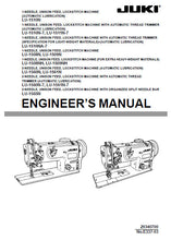 Load image into Gallery viewer, JUKI LU-1500 SERIES ENGINEERS MANUAL ENGLISH SEWING MACHINE
