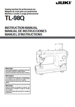 Load image into Gallery viewer, JUKI TL-98Q INSTRUCTION MANUAL ENGLISH ESPANOL FRANCAIS SEWING MACHINE