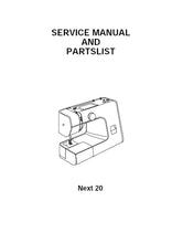 Load image into Gallery viewer, JUKI NEXT 20 SERVICE MANUAL ENGLISH SEWING MACHINE