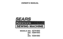 Load image into Gallery viewer, KENMORE 385.1274180 385.1264180 385.1254180 OWNERS MANUAL ENGLISH SEWING MACHINE