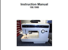 Load image into Gallery viewer, KENMORE 158.1980 INSTRUCTION MANUAL ENGLISH SEWING MACHINE