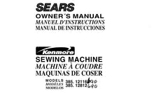Load image into Gallery viewer, KENMORE 385.12116690 385.12812690 OWNERS MANUAL MANUEL D'INSTRUCTIONS MANUAL DE INSTRUCCIONES ENG FRANC ESP SEWING MACHINE MACHIE A COUDRE MAQUINA DE COSER