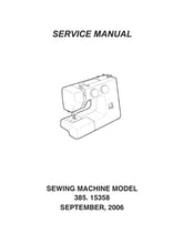 Load image into Gallery viewer, KENMORE 385.15358 SERVICE MANUAL ENGLISH SEWING MACHINE
