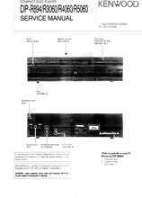 Load image into Gallery viewer, KENWOOD DP-R894 DP-R3060 DP-R4060 DP-R5060 SERVICE MANUAL ENGLISH CD PLAYER