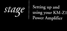 Load image into Gallery viewer, KENWOOD KM-Z1 INSTRUCTION MANUAL ENGLISH POWER AMPLIFIER
