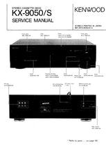 Load image into Gallery viewer, KENWOOD KX-9050 KX-9050S SERVICE MANUAL ENGLISH STEREO CASSETTE DECK