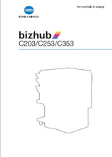 Load image into Gallery viewer, KONICA MINOLTA BIZHUB C203 C253 C353 NETWORKING USERS MANUAL ENGLISH PRINTER
