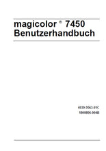 Load image into Gallery viewer, KONICA MINOLTA MAGICOLOR 7450 BENUTZERHANDBUCH DEUTSCH DRUCKER