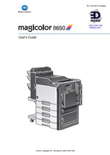 Load image into Gallery viewer, KONICA MINOLTA MAGICOLOR 8650 USERS GUIDE ENGLISH PRINTER