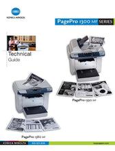 Load image into Gallery viewer, KONICA MINOLTA PAGE PRO 1300 MF SERIES TECHNICAL GUIDE ENGLISH PRINTER