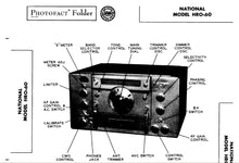Load image into Gallery viewer, NATIONAL HRO-60 SERVICE MANUAL IN ENGLISH MULTIBAND COMMUNICATIONS RECEIVER