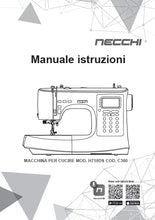 Load image into Gallery viewer, NECCHI C360 MANUALE ISTRUZIONI ITALIANO MACCHINA PER CUCIRE