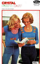 Load image into Gallery viewer, PATONS 339 KNITTING BOOK ENGLISH CRYSTAL FREE N EASY KNITTING PATTERNS