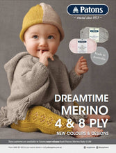 Load image into Gallery viewer, PATONS DREAMTIME IN MERINO KNITTING BOOK ENGLISH KNITTING PATTERNS