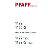 Load image into Gallery viewer, PFAFF 1122 1122-G 1122-720/ 1122-G-720/ MANUAL DE INSTRUCCIONES ESPANOL SEWING MACHINE