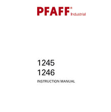 Load image into Gallery viewer, PFAFF 1245 1246 INSTRUCTION MANUAL BOOK IN ENGLISH SEWING MACHINE