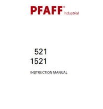 Load image into Gallery viewer, PFAFF 1521 521 INSTRUCTION MANUAL BOOK IN ENGLISH SEWING MACHINE