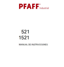 Load image into Gallery viewer, PFAFF 1521 521 MANUAL DE INSTRUCCIONES ESPANOL SEWING MACHINE