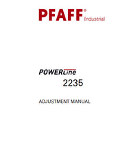 Load image into Gallery viewer, PFAFF 2235 POWERLINE ADJUSTMENT MANUAL BOOK IN ENGLISH SEWING MACHINE