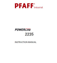 Load image into Gallery viewer, PFAFF 2235 POWERLINE INSTRUCTION MANUAL BOOK IN ENGLISH SEWING MACHINE