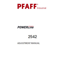 Load image into Gallery viewer, PFAFF 2542 POWERLINE ADJUSTMENT MANUAL BOOK IN ENGLISH SEWING MACHINE
