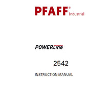 Load image into Gallery viewer, PFAFF 2542 POWERLINE INSTRUCTION MANUAL BOOK IN ENGLISH SEWING MACHINE