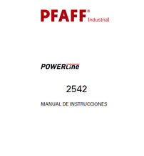 Load image into Gallery viewer, PFAFF 2542 POWERLINE MANUAL DE INSTRUCCIONES ESPANOL SEWING MACHINE