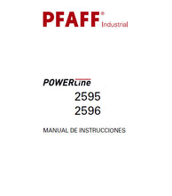 Load image into Gallery viewer, PFAFF 2595 2596 POWERLINE MANUAL DE INSTRUCCIONES ESPANOL SEWING MACHINE
