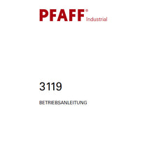 Load image into Gallery viewer, PFAFF 3119 BETRIEBSANLEITUNG DEUTSCH SEWING MACHINE