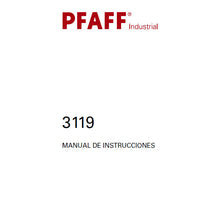 Load image into Gallery viewer, PFAFF 3119 MANUAL DE INSTRUCCIONES ESPANOL SEWING MACHINE