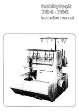 Load image into Gallery viewer, PFAFF 784 786 HOBBYLOCK INSTRUCTION MANUAL ENGLISH SEWING MACHINE