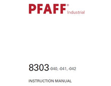 Load image into Gallery viewer, PFAFF 8303 040 041 042 INSTRUCTION MANUAL IN ENGLISH WELDING MACHINE