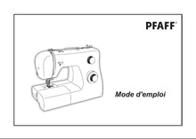 Load image into Gallery viewer, PFAFF 1050S MODE D'EMPLOI FRANCAIS MACHINE A COUDRE