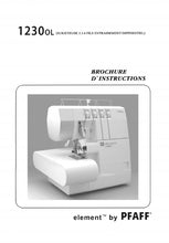 Load image into Gallery viewer, PFAFF 12300L BROCHURE D'INSTRUCTIONS FRANCAIS MACHINE A COUDRE