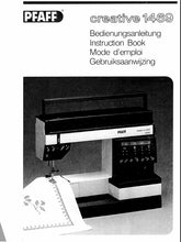 Load image into Gallery viewer, PFAFF CREATIVE 1469 BEDIENUNGSANLEITUNG INSTRUCTION BOOK MODE D'EMPLOI GEBRUIKSAANWIJZINGDEUT ENG FRANC NL NAHMASCHINE SEWING MACHINE MACHINE A COUDRE NAAHMASCHINE
