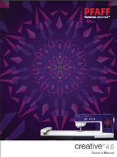 Load image into Gallery viewer, PFAFF CREATIVE 4.5 OWNERS MANUAL ENGLISH SEWING MACHINE