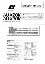 Load image into Gallery viewer, SANSUI AU-X201i AU-X301i SERVICE MANUAL IN ENGLISH INTEGRATED STEREO AMPLIFIER