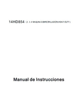 Load image into Gallery viewer, SINGER 14HD854 MANUAL DE INSTRUCCIONES ESPANOL SEWING MACHINE