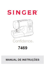 Load image into Gallery viewer, SINGER 7469 CONFIDENCE QUILTER MANUAL DE INSTRUCOES PT MAQUINA DE COSTURA