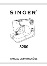 Load image into Gallery viewer, SINGER 8280 PRELUDE MANUAL DE INSTRUCOES PT MAQUINA DE COSTURA