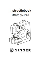 Load image into Gallery viewer, SINGER M1000 M1005 INSTRUCTIEBOEK NL SEWING MACHINE