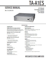 Load image into Gallery viewer, SONY TA-A1ES SERVICE MANUAL BOOK IN ENGLISH INTEGRATED STEREO AMPLIFIER