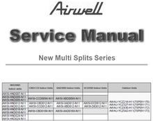 Load image into Gallery viewer, AIRWELL AWAU-YCZ218-H11 SERVICE MANUAL BOOK IN ENGLISH NEW MULTI SPLITS SERIES AIR CONDITIONERS