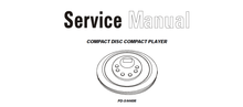 Load image into Gallery viewer, AKAI PD-X4440R SERVICE MANUAL BOOK IN ENGLISH CD COMPACT PLAYER