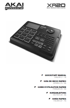 Load image into Gallery viewer, AKAI XR20 QUICKSTART MANUAL BOOK IN ENGLISH ESPANOL FRANCAIS DEUTSCH ITALIANO BEAT PRODUCTION CENTER