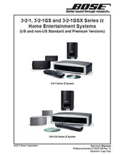 Load image into Gallery viewer, BOSE 3.2.1 3.2.1GS 3.2.1GSX SERIES II SERVICE MANUAL BOOK IN ENGLISH HOME ENTERTAINMENT SYSTEMS