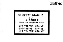 Load image into Gallery viewer, BROTHER V SERIES SERVICE MANUAL BOOK IN ENGLISH SEWING MACHINE